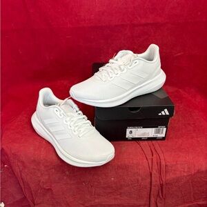Adidas RunFalcon 3.0  Women’s Running Shoe Athletic Sneaker White Trainer Sz 8